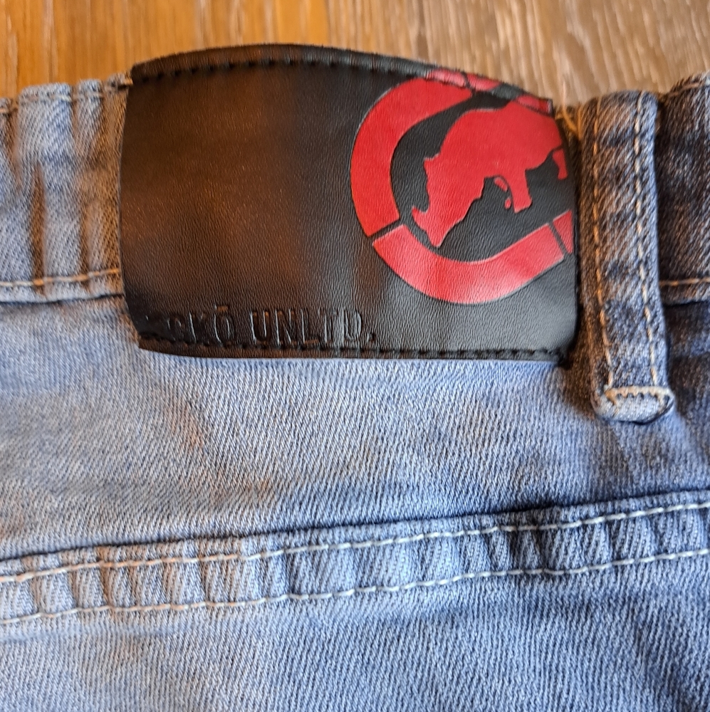 36 Waist Ecko Unlimited Skinny Jeans - Picture 4 of 6
